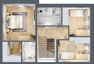 Dom 113,82 m², oferta nr 34_2, Osiedle Szumiących Traw - segmenty etap XV, Porosły, ul. Jesiennych Liści 99/1
