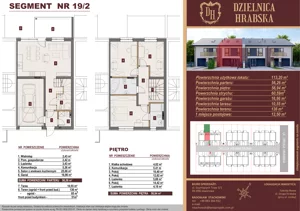 Dom 113,20 m², oferta nr 19/2, Dzielnica Hrabska - etap V - domy z garażami, Falenty Nowe, ul. Droga Hrabska 4G