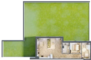 3 pokoje, apartament 65,48 m², parter, oferta nr C04, Osiedle Kompas, Gdańsk, Orunia Górna-Gdańsk Południe, Maćkowy, ul. Czerska 35