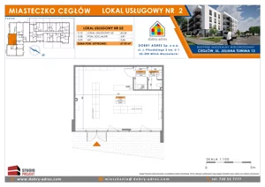 Lokal użytkowy 67,92 m², oferta nr U2, Tuwima 13 - lokale użytkowe, Cegłów, ul. Juliana Tuwima 13