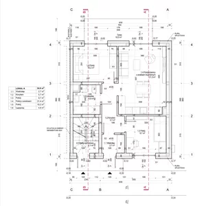 3 pokoje, mieszkanie 54,60 m², parter, oferta nr 1A, Apartamenty Południowa, Dys, ul. Południowa