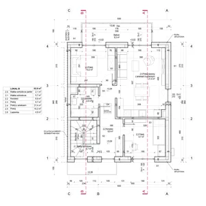 3 pokoje, mieszkanie 62,90 m², piętro 1, oferta nr 1B, Apartamenty Południowa, Dys, ul. Południowa
