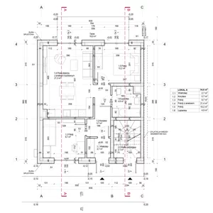 3 pokoje, mieszkanie 54,60 m², parter, oferta nr 2A, Apartamenty Południowa, Dys, ul. Południowa