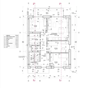 4 pokoje, mieszkanie 75,40 m², piętro 1, oferta nr 7B, Apartamenty Południowa, Dys, ul. Południowa