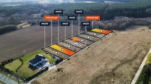 Działka 1 597,00 m², Charzyno, Wojska Polskiego, Sprzedaż
