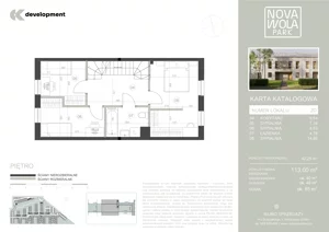 Dom 113,00 m², oferta nr 2D, Nova Wola Park II, Nowa Wola, ul. Przepiórki