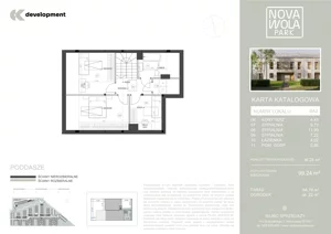 5 pokoi, mieszkanie 99,24 m², piętro 1, oferta nr 6A2, Osiedle Nova Wola Park II, Nowa Wola, ul. Przepiórki