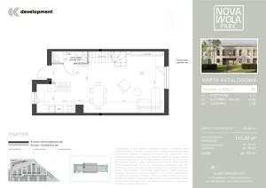 Dom 113,00 m², oferta nr 8D, Nova Wola Park II, Nowa Wola, ul. Przepiórki