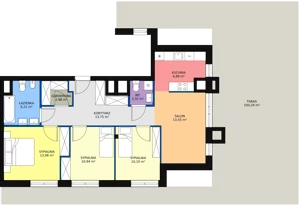 4 pokoje, apartament 84,81 m², piętro 4, oferta nr A41, Villa Verona Mielno, Mielno, ul. Pogodna 4A