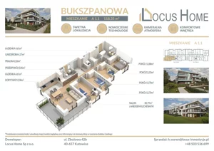Mieszkanie pięciopokojowe 118,00 m², Katowice, Piotrowice-Ochojec, Bukszpanowa, Sprzedaż
