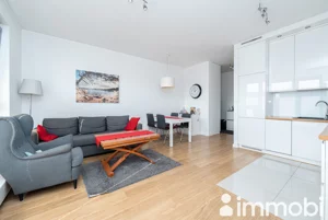 Mieszkanie dwupokojowe 45,84 m², Warszawa, Wilanów, Aleksandra Gieysztora, Wynajem
