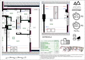 3 pokoje, apartament inwestycyjny 73,73 m², piętro 1, oferta nr K.21, Enklawa Polany, Kościelisko, ul. Chotarz Bór 14 A-M