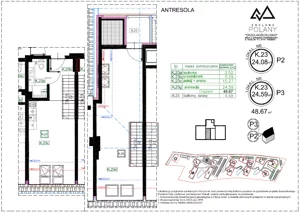 2 pokoje, apartament inwestycyjny 48,67 m², piętro 1, oferta nr K.23, Enklawa Polany, Kościelisko, ul. Chotarz Bór 14 A-M