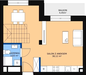 1 pokój, apartament 75,86 m², piętro 4, oferta nr 4_6, New Iron, Łódź, Śródmieście, ul. Andrzeja Struga 22