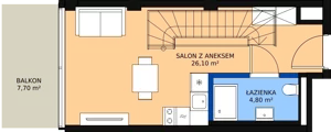 3 pokoje, apartament inwestycyjny 56,50 m², piętro 4, oferta nr 406, Apollo Resort, Świnoujście, Dzielnica Nadmorska, ul. Uzdrowiskowa