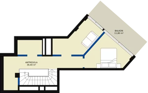 3 pokoje, apartament inwestycyjny 85,30 m², piętro 4, oferta nr 411, Apollo Resort, Świnoujście, Dzielnica Nadmorska, ul. Uzdrowiskowa