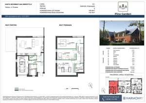 Dom 126,44 m², oferta nr M-1, Pino Garden, Olsztyn, Gutkowo, ul. Żurawia
