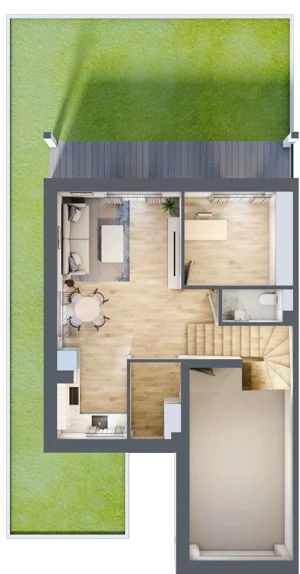 Dom 124,07 m², oferta nr 1.1, Ostoja Sękocin, Sękocin Stary, ul. Sękocińska 89