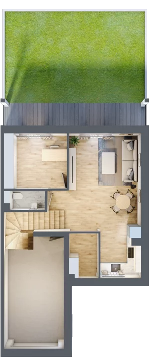 Dom 124,07 m², oferta nr 1.2, Ostoja Sękocin, Sękocin Stary, ul. Sękocińska 89
