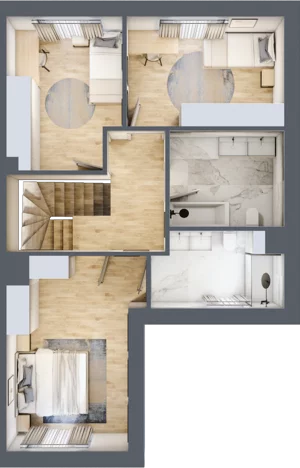 Dom 124,07 m², oferta nr 1.2, Ostoja Sękocin, Sękocin Stary, ul. Sękocińska 89