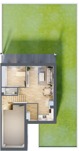 Dom 124,07 m², oferta nr 1.4, Ostoja Sękocin, Sękocin Stary, ul. Sękocińska 89