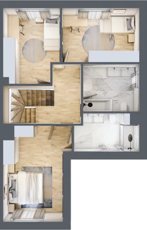 Dom 124,07 m², oferta nr 1.4, Ostoja Sękocin, Sękocin Stary, ul. Sękocińska 89
