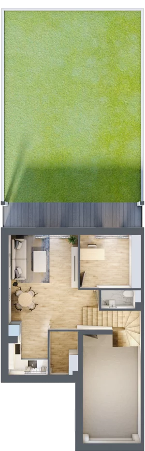 Dom 124,07 m², oferta nr 3.3, Ostoja Sękocin, Sękocin Stary, ul. Sękocińska 89