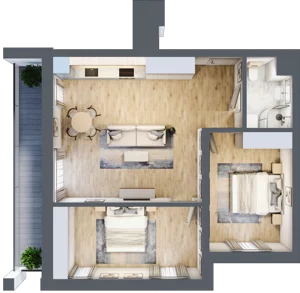 3 pokoje, apartament 63,98 m², piętro 3, oferta nr 38, Solano Kołobrzeg, Kołobrzeg, ul. Św. Macieja 6A