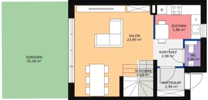 Dom 85,85 m², oferta nr 15.b, Osiedle Pastell, Warszawa, Białołęka, Henryków, ul. Kazimierza Pułaskiego