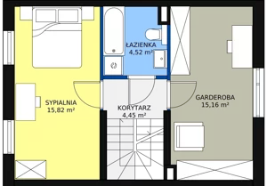 Dom 85,85 m², oferta nr 15.b, Osiedle Pastell, Warszawa, Białołęka, Henryków, ul. Kazimierza Pułaskiego