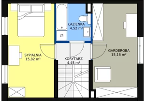 Dom 85,85 m², oferta nr 16.b, Osiedle Pastell, Warszawa, Białołęka, Henryków, ul. Kazimierza Pułaskiego