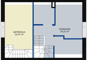 Dom 85,85 m², oferta nr 16.b, Osiedle Pastell, Warszawa, Białołęka, Henryków, ul. Kazimierza Pułaskiego
