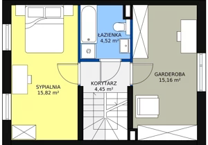 Dom 89,76 m², oferta nr 8.a, Osiedle Pastell, Warszawa, Białołęka, Henryków, ul. Kazimierza Pułaskiego