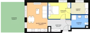 3 pokoje, mieszkanie 56,12 m², parter, oferta nr AB1.1, PUR na Kamionku, Warszawa, Praga Południe, Kamionek, ul. Żupnicza