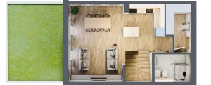 Dom 84,68 m², oferta nr 10.b, Leszczyńskiego 25, Warszawa, Ursus, Gołąbki, ul. Leszczyńskiego 25