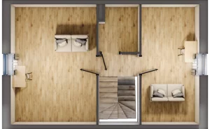 Dom 84,68 m², oferta nr 10.b, Leszczyńskiego 25, Warszawa, Ursus, Gołąbki, ul. Leszczyńskiego 25