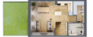 Dom 84,68 m², oferta nr 12.a, Leszczyńskiego 25, Warszawa, Ursus, Gołąbki, ul. Leszczyńskiego 25