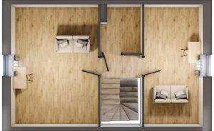 Dom 84,68 m², oferta nr 12.a, Leszczyńskiego 25, Warszawa, Ursus, Gołąbki, ul. Leszczyńskiego 25