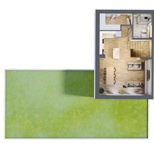 Dom 84,68 m², oferta nr 13.b, Leszczyńskiego 25, Warszawa, Ursus, Gołąbki, ul. Leszczyńskiego 25