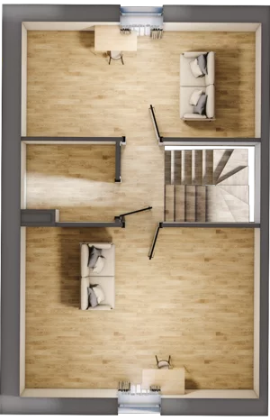Dom 84,68 m², oferta nr 13.b, Leszczyńskiego 25, Warszawa, Ursus, Gołąbki, ul. Leszczyńskiego 25