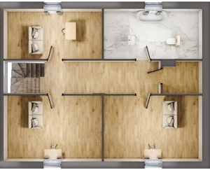 Dom 162,51 m², oferta nr 10.a, Leszczyńskiego 25, Warszawa, Ursus, Gołąbki, ul. Leszczyńskiego 25