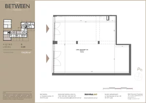 Lokal użytkowy 156,90 m², oferta nr U.04, Between - lokale użytkowe, Łódź, Widzew, ul. Dowborczyków 12