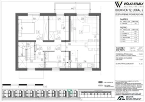 3 pokoje, mieszkanie 57,63 m², piętro 1, oferta nr 12 lokal 2, Wólka Family, Wólka Kosowska, ul. Nadrzeczna