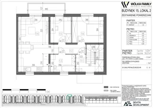 3 pokoje, mieszkanie 57,63 m², piętro 1, oferta nr 15 lokal 2, Wólka Family, Wólka Kosowska, ul. Nadrzeczna