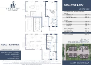 Dom 59,50 m², oferta nr S4.2, Osiedle Sosnowe Łazy, Łazy, ul Cicha