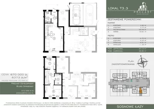 Dom 59,50 m², oferta nr T3.3, Osiedle Sosnowe Łazy, Łazy, ul Cicha