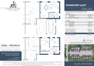 Dom 67,58 m², oferta nr A2.4, Osiedle Sosnowe Łazy, Łazy, ul Cicha