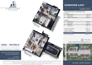 Dom 67,58 m², oferta nr A2.4, Osiedle Sosnowe Łazy, Łazy, ul Cicha