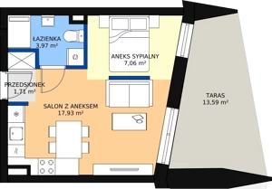 1 pokój, apartament 30,67 m², piętro 2, oferta nr B19, Nowa Palmiarnia, Polanica-Zdrój, ul. Zdrojowa