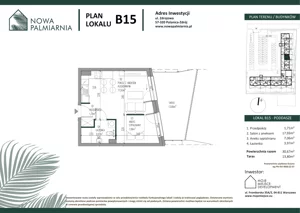 1 pokój, apartament 30,67 m², piętro 2, oferta nr B15, Nowa Palmiarnia, Polanica-Zdrój, ul. Zdrojowa